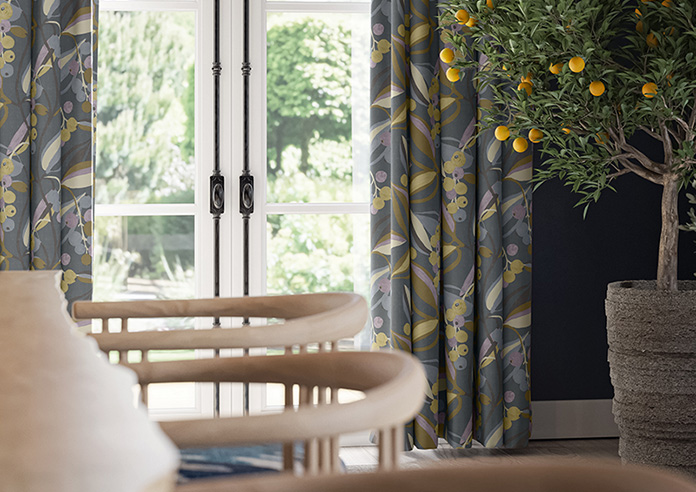 Josie, Petrol - Made to Measure Curtains - Image 5